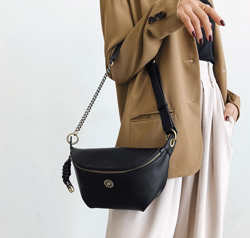 bauchtasche damen schwarz