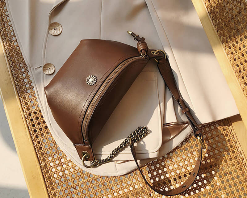 bauchtasche damen leder vintage