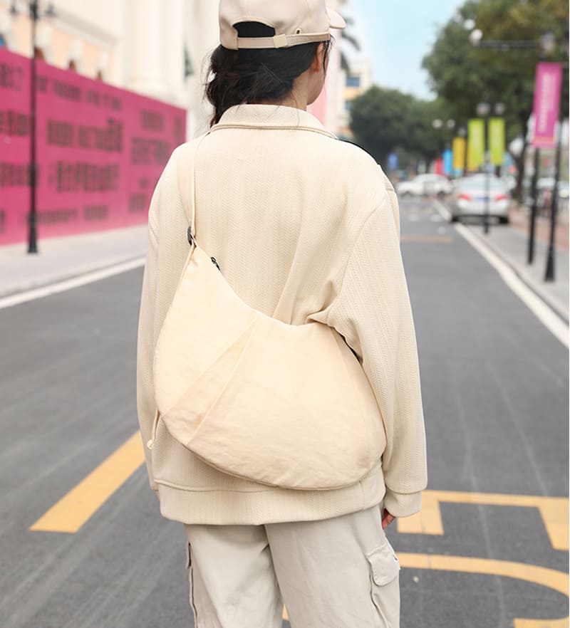 nylon schultertasche damen