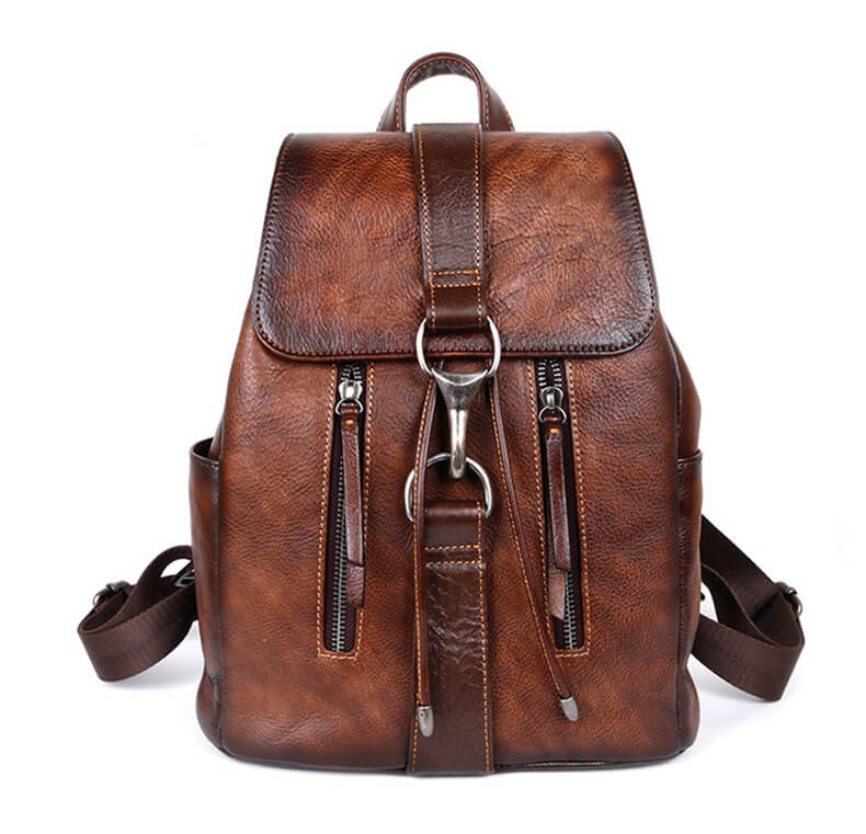 lederrucksack damen vintage