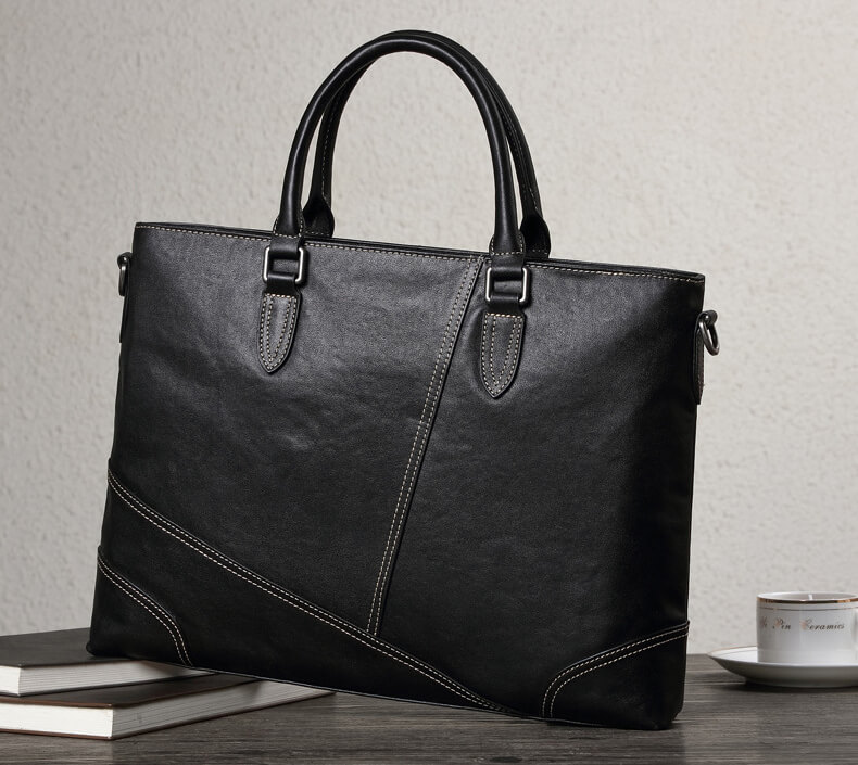 businesstasche herren leder schwarz
