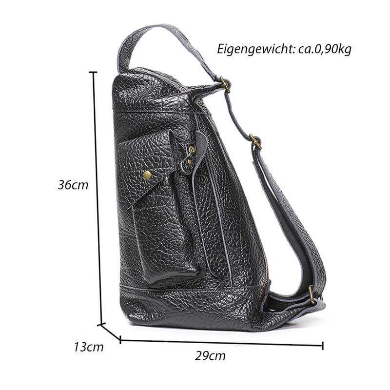 leder brustbeutel herren