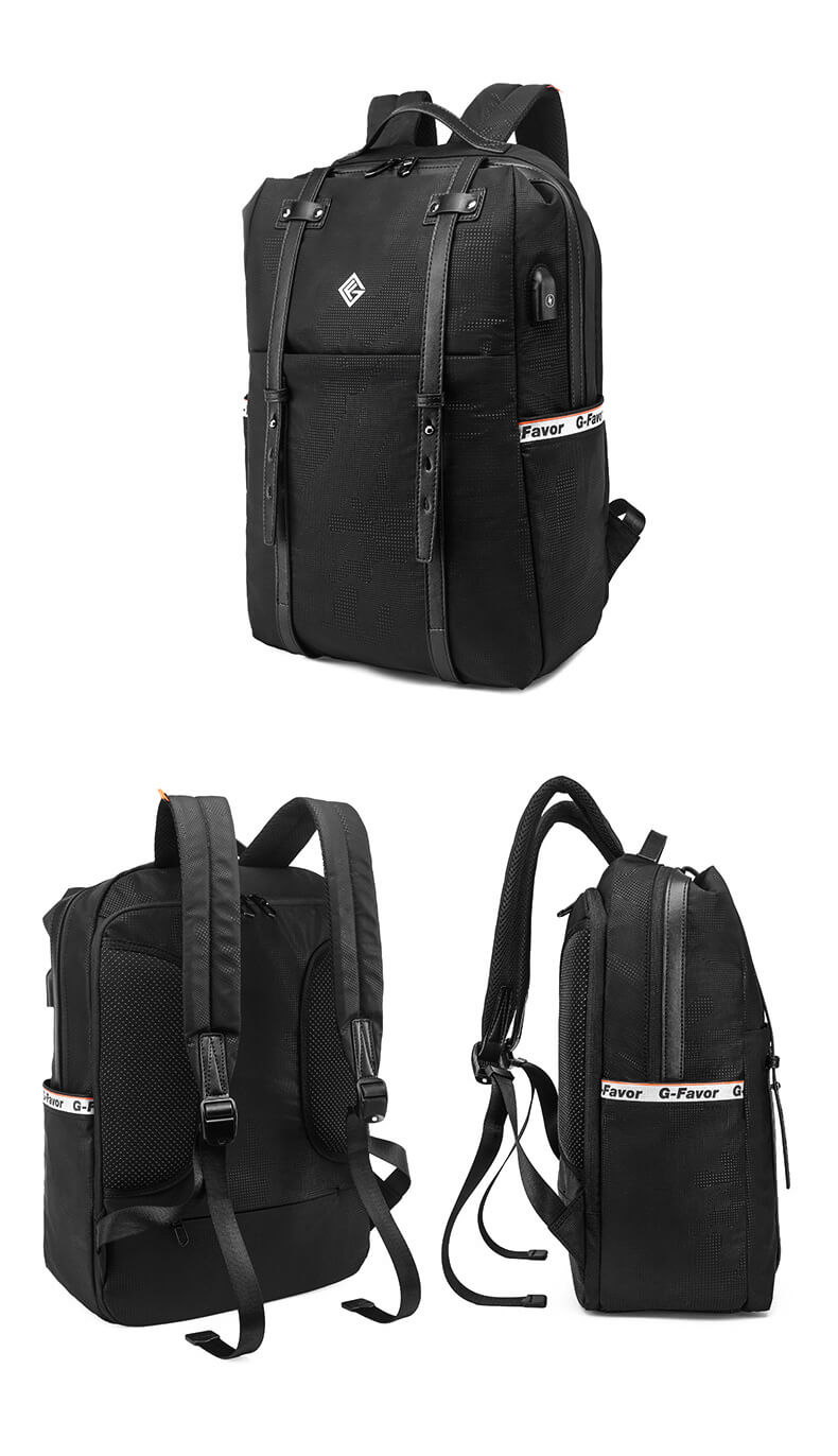 herren rucksack mit vielen fächern