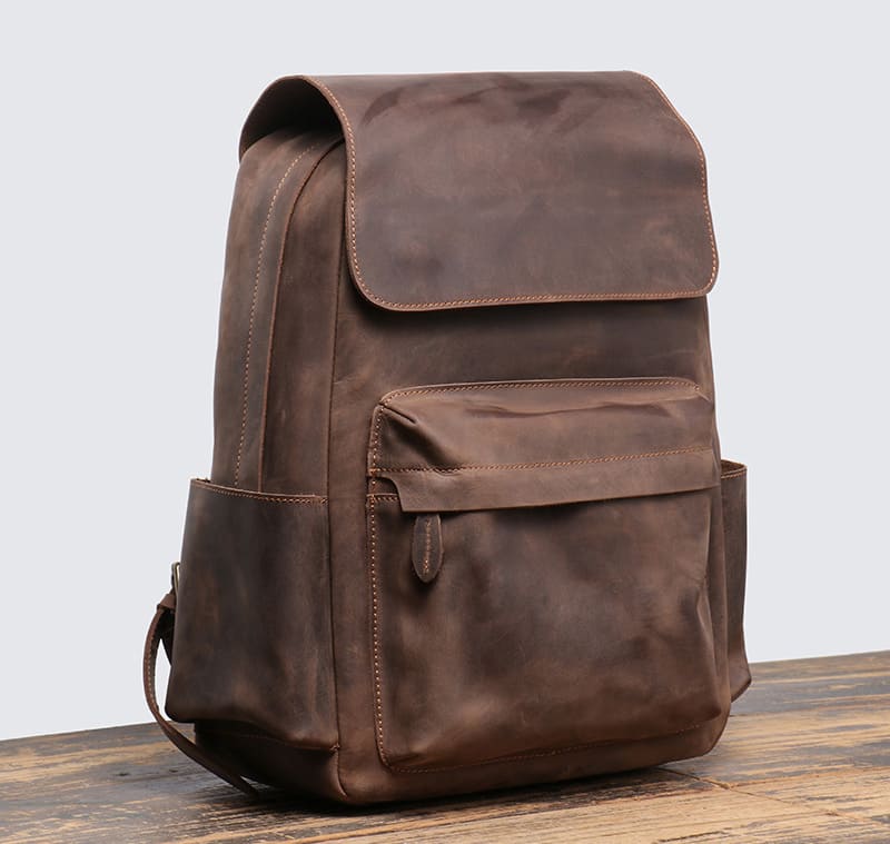 rucksäcke leder vintage