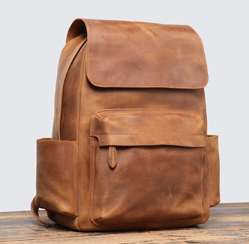 rucksäcke leder vintage