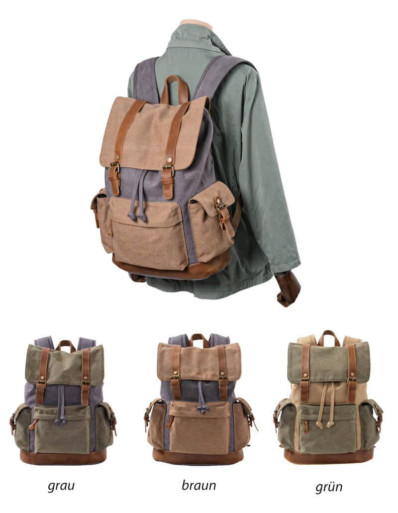 rucksack herren canvas