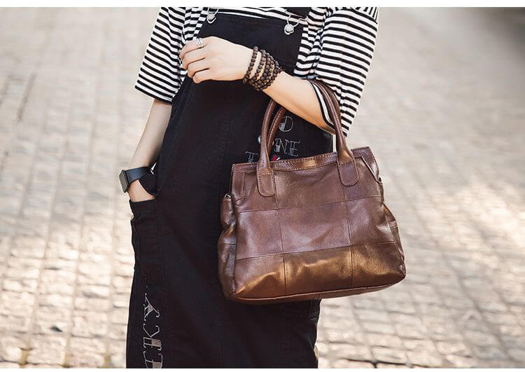 große leder handtasche damen