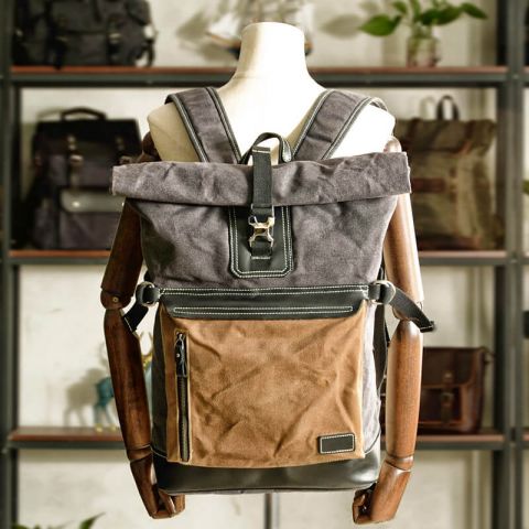 rolltop rucksack herren