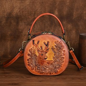kleine handtasche damen rund