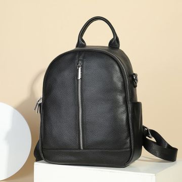 rucksack damen leder schwarz