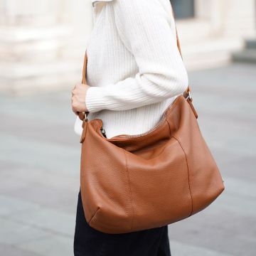 schultertasche damen leder groß