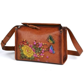 umhängetasche damen elegant leder