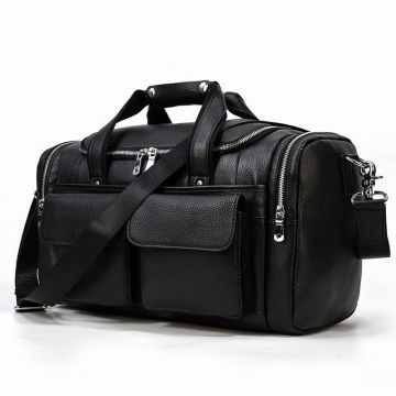 reisetasche herren leder schwarz