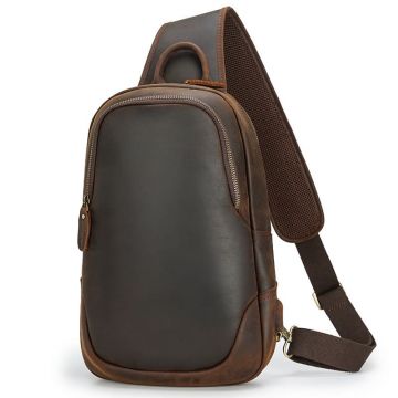 brusttasche herren leder