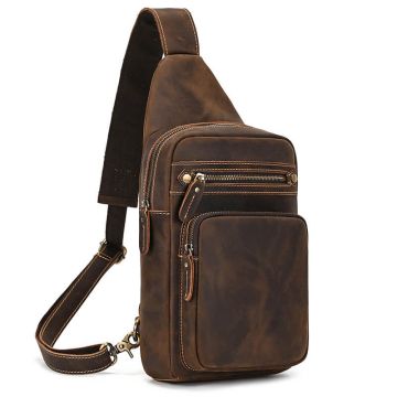brustbeutel herren leder