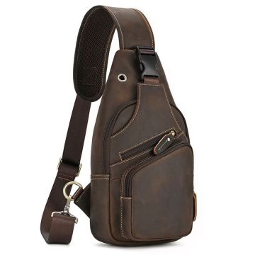 leder brustbeutel herren