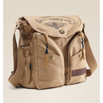 hochwertige Herren Umhängetasche Canvas Vintage Herrentaschen