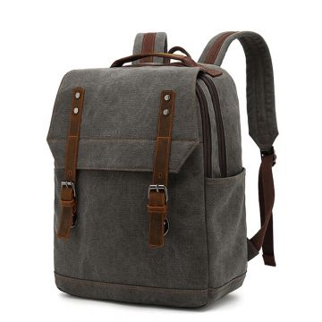 canvas rucksack laptop backpack
