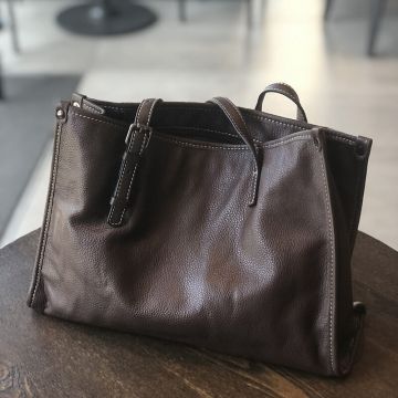 schultertasche groß leder