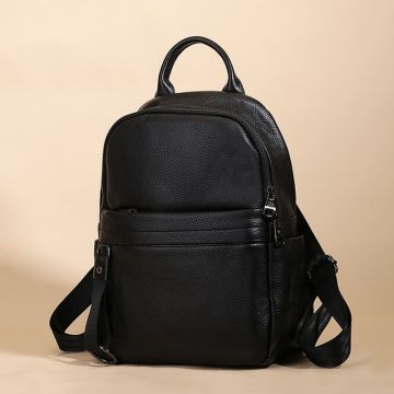 rucksack damen schwarz leder