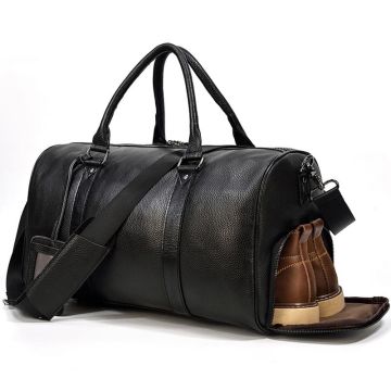 leder reisetasche herren mit schuhfach