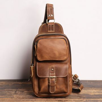 brusttasche echt leder