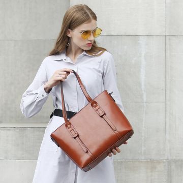 schultertasche damen groß leder