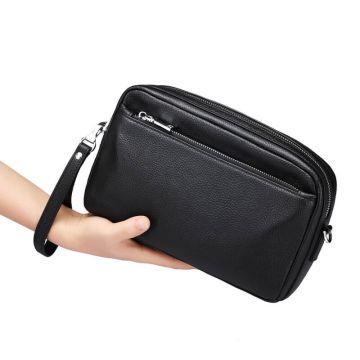schwarze clutch zum umhängen
