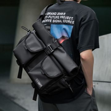 Messenger Bag herren schwarz