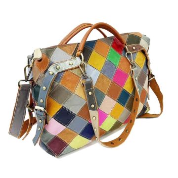 handtasche damen leder bunt