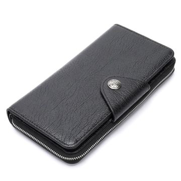 portemonnaie damen schwarz leder