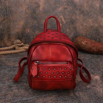 leder rucksack damen vintage