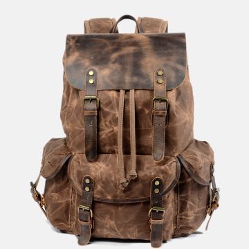 rucksack gewachstes canvas