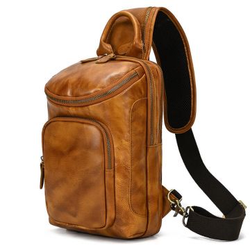 brusttasche leder herren