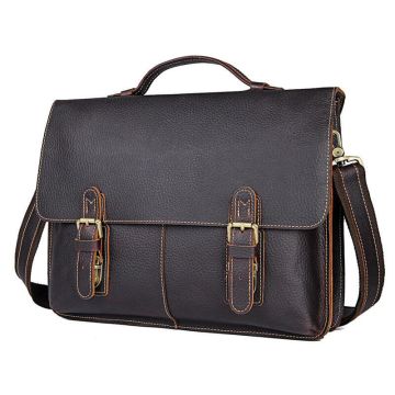 herren handtasche leder braun