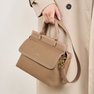 leder schultertasche damen