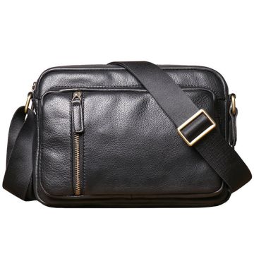 umhängetasche leder schwarz