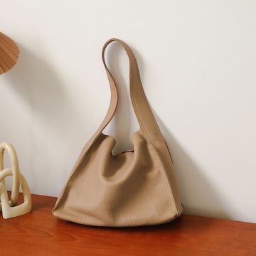 Damen Schultertasche Leder Unterarmtasche mit abnehmbarem Innenfutter