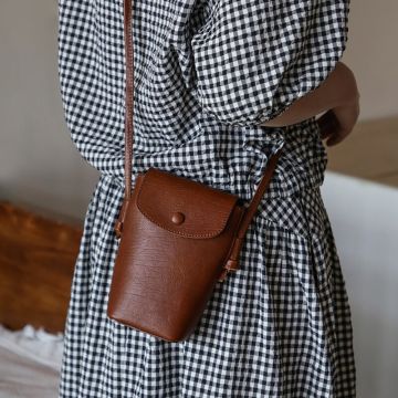 handytasche damen umhängen leder