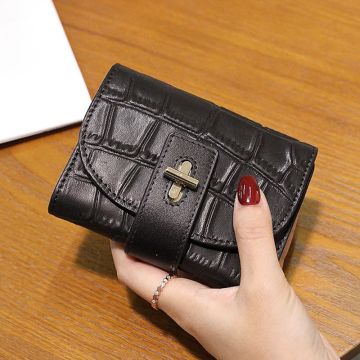 portemonnaie damen leder schwarz