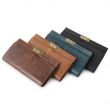 Vintage Geldbörse Damen Leder Portemonnaie mit Kartenfächer