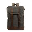 Vintage Rucksack Herren aus Segeltuch für Schule und Reisen