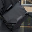 wasserdichte Umhängetasche Herren Messenger Bag schwarz mit Laptopfach