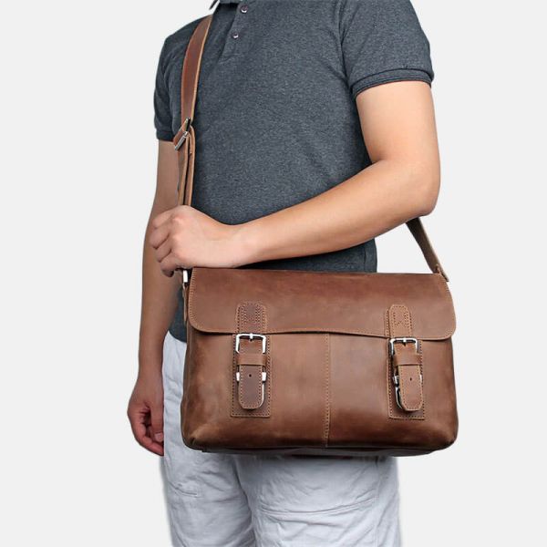 Herren Taschen Aktentaschen und Laptoptaschen Santoni Handtaschen in Braun für Herren 