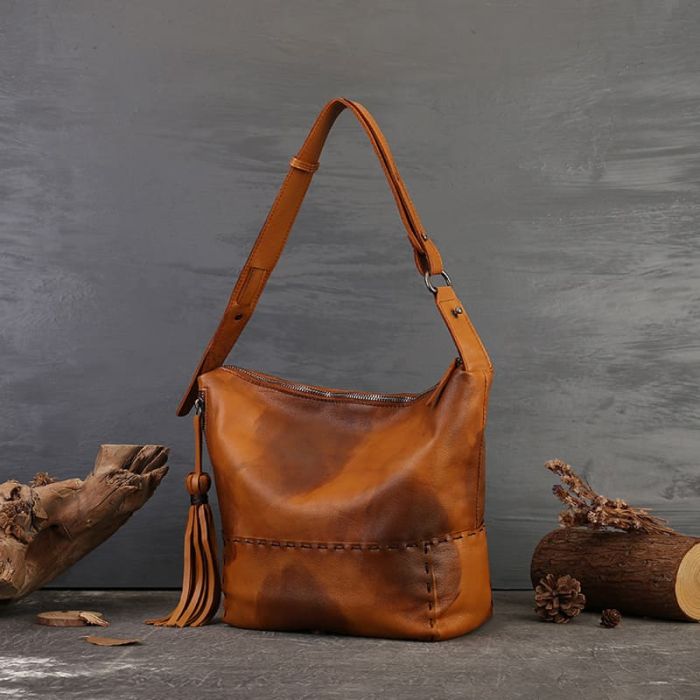 schultertasche leder groß