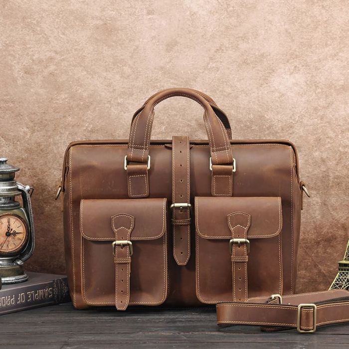 aktentasche leder herren vintage