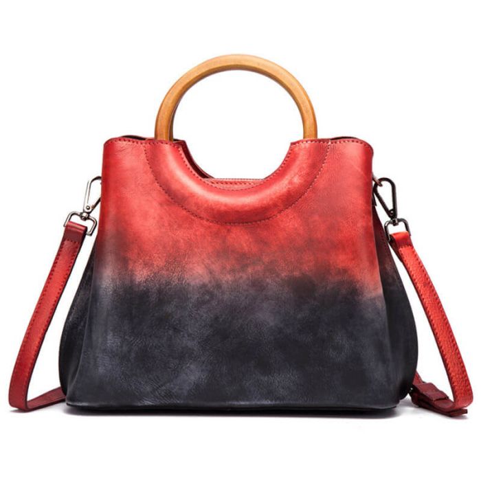 damen handtasche zum umhängen leder