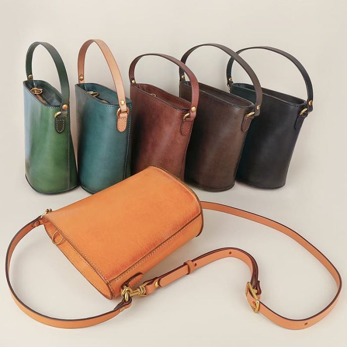 kleine Damen Umhängetasche Leder Damen Handtasche Vintage