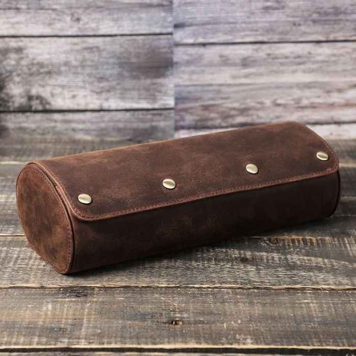 Leder Uhrenbox für 3 Uhren Uhrenetui Herren