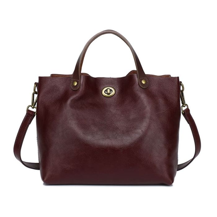 Elegante Handtasche Damen weiches Leder Umhängetasche
